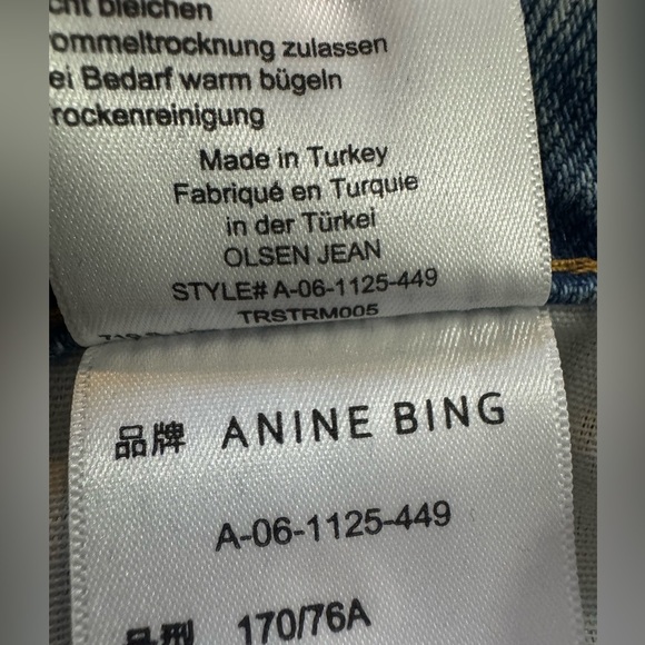 Anine Bing Olsen Jeans - NWOT - Picture 11 of 15